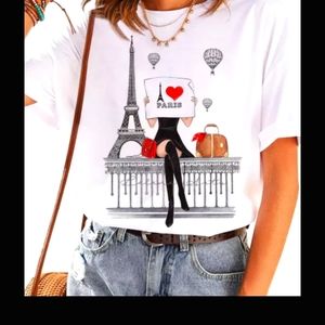 Paris Fashion T-Shirt - Summer Fashion ☀️